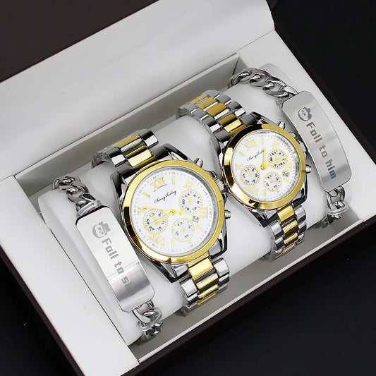 Set idea regalo 2 orologi e 2 braccialetti da uomo - Idea regalo uomo ATREND