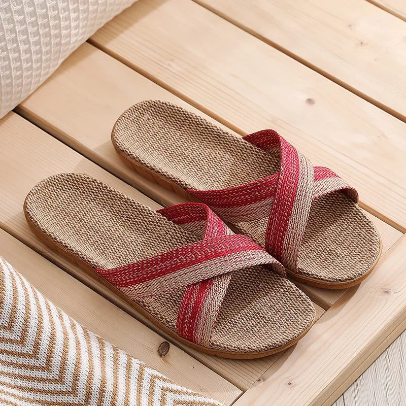 Ciabatte casual con fascia bicolore da donna - Ciabatte donna ATREND