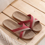 Ciabatte casual con fascia bicolore da donna - Ciabatte donna ATREND