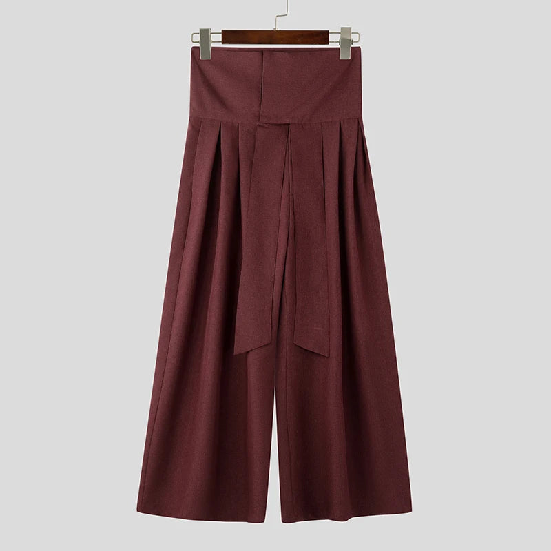 Pantaloni larghi con fascia alta da uomo - Pantaloni uomo ATREND