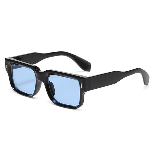 Occhiali da sole quadrati bicolor con lenti chiare o scure unisex - Occhiali da sole unisex ATREND