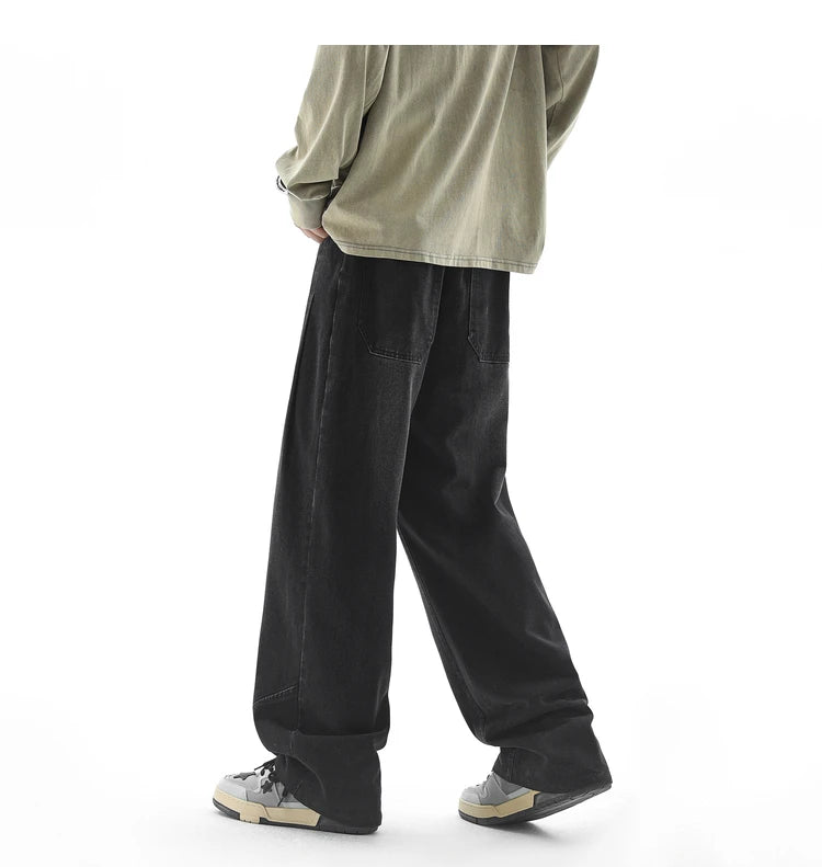 Jeans casual a gamba larga da uomo - Jeans uomo ATREND