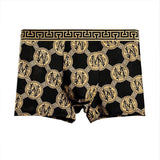 Boxer casual 4 pezzi con stampa grafica e fascia elastica da uomo - Boxer uomo ATREND