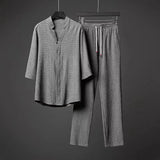 Set coordinato casual t-shirt e pantaloni da uomo - Set coordinato uomo ATREND