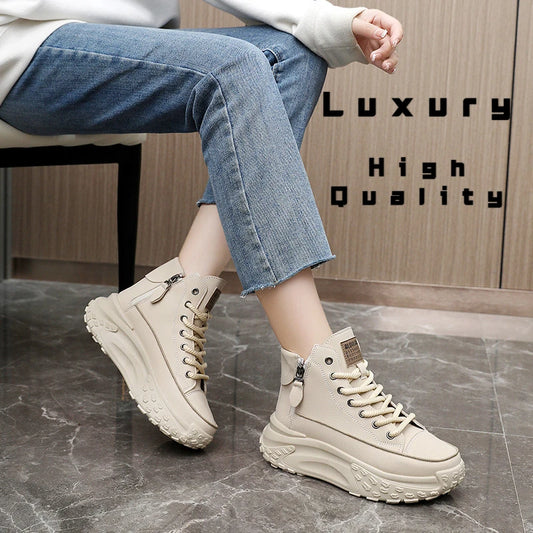 Sneakers casual alla caviglia outdoor con lacci da donna - Sneakers donna ATREND