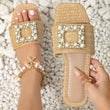 Ciabatte casual outdoor con perle da donna - Ciabatte donna ATREND