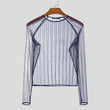 T-shirt trasparente in rete da uomo - Pantaloni uomo ATREND