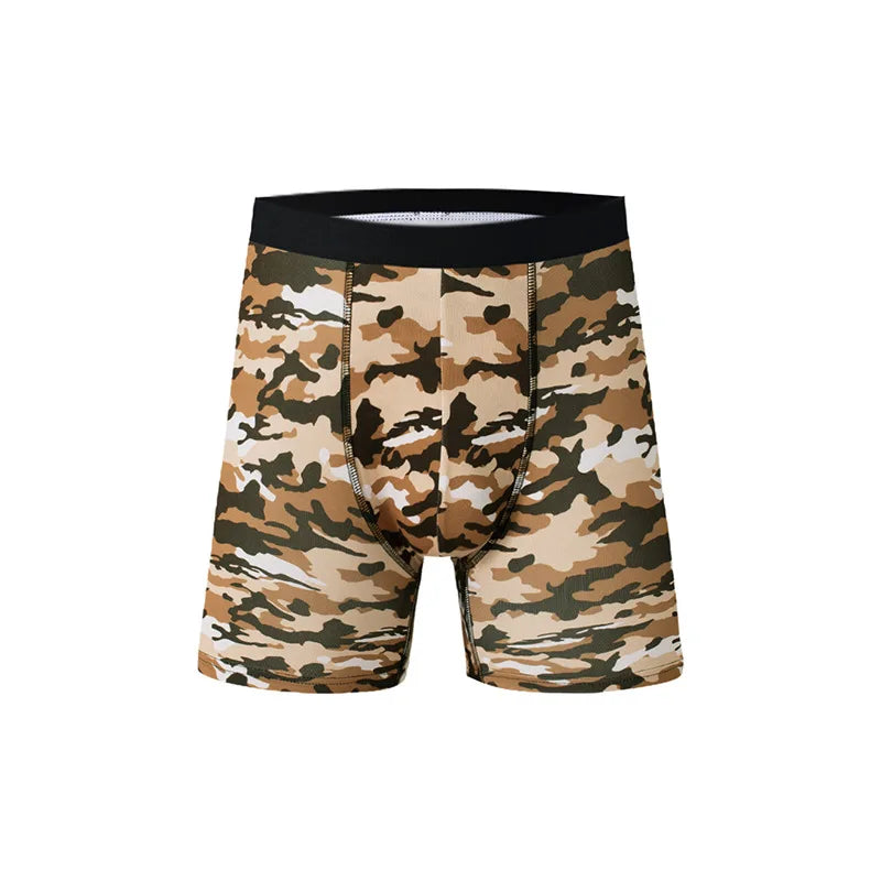 Men's Stretch Elastic Casual Camouflage Boxer Shorts