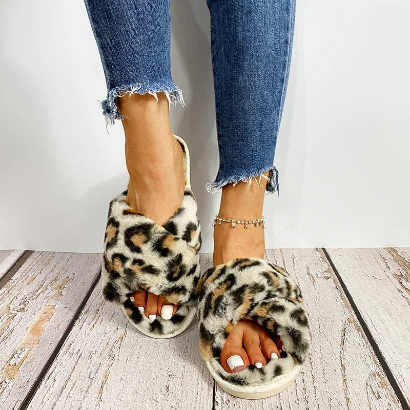 Pantofole indoor in pelo da donna - Ciabatte uomo ATREND