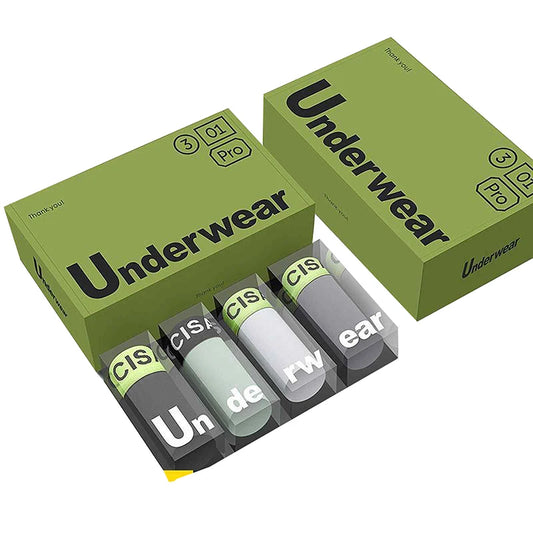 Boxer casual 4 pezzi antibatterica con fascia elastica da uomo - Boxer uomo ATREND