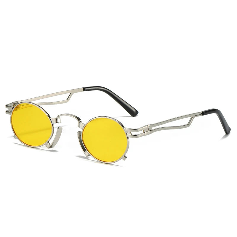 Occhiali da sole ovali con lenti colorate unisex - Occhiali da sole unisex ATREND