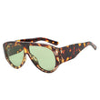 Occhiali da sole retrò bicolor con lenti colorate unisex - Occhiali da sole unisex ATREND
