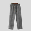 Pantaloni casual a righe con fascia elastica da uomo - Pantaloni uomo ATREND