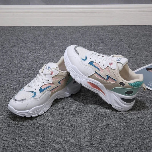 Sneakers chunky outdoor multicolor con lacci da donna - Sneakers donna ATREND