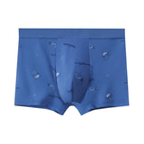 Boxer casual 4 pezzi in cotone elastici con stampa in lettere da uomo - Boxer uomo ATREND