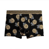 Boxer casual 4 pezzi con stampa grafica e fascia elastica da uomo - Boxer uomo ATREND
