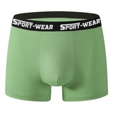 Boxer casual 6 pezzi in cotone con fascia elastico e lettere da uomo - Boxer uomo ATREND