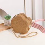 Borsa a tracolla in cotone a forma di fiore da donna - Borsa a tracolla ATREND