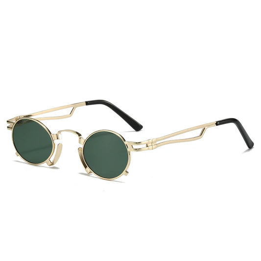 Occhiali da sole ovali con lenti colorate unisex - Occhiali da sole unisex ATREND