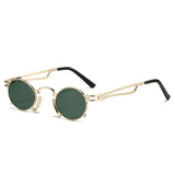 Occhiali da sole ovali con lenti colorate unisex - Occhiali da sole unisex ATREND