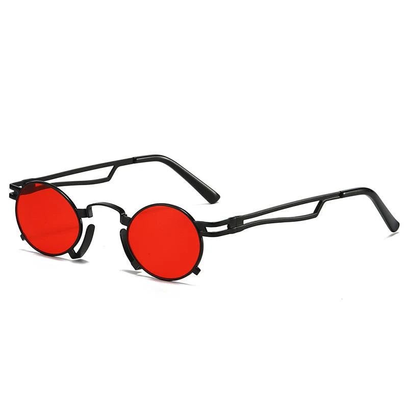 Occhiali da sole ovali con lenti colorate unisex - Occhiali da sole unisex ATREND