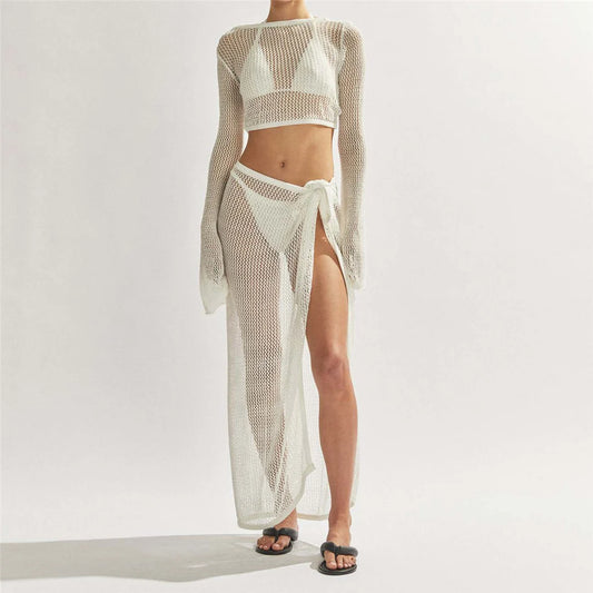 Women's Sheer Mesh Swimsuit Cover Up