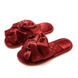 Ciabatte indoor in cotone con fiocco da donna - Ciabatte donna ATREND