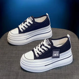 Sneakers casual canvas con lacci da donna - Sneakers donna ATREND
