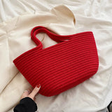 Borsa a mano casual in cotone da donna - Borsa a mano ATREND