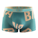 Men's 6 Piece Letter Print Casual Boxer Shorts