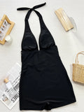 Bikini intero a pantaloncino intrecciato da donna ATREND