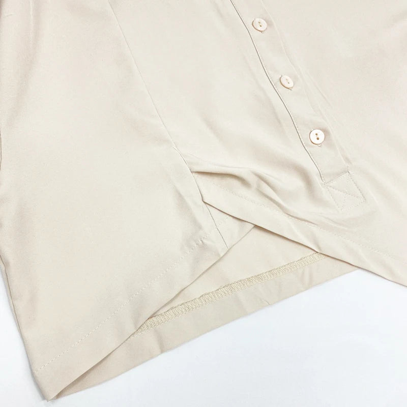 Women's Geometric Shirt and Trousers Set