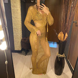 Copri costume in rete lavorato a mano trasparente da donna - copri costume ATREND