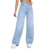 Women's Jeans Denim Y2k Pants Wide Leg Long Pants High Waist Loose Casual Mom Pants Elegant Trousers Autumn Winter
