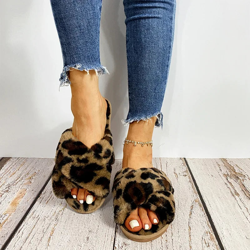Pantofole indoor in pelo da donna - Ciabatte uomo ATREND