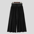 Pantaloni casual con fascia alta e bottoni da uomo - Pantaloni uomo ATREND