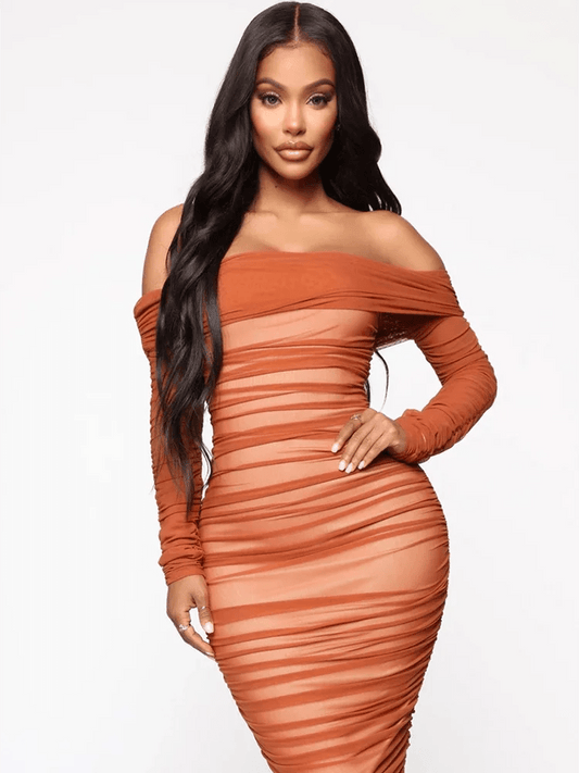 Abito lounguette plissettato da donna ATREND