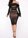 Abito lounguette plissettato da donna ATREND