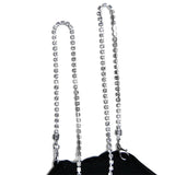 Abito lungo aderente con mono spalla in brillantini da donna ATREND