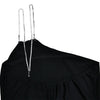 Abito lungo aderente con mono spalla in brillantini da donna ATREND