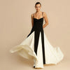 Abito lungo bicolor da donna ATREND