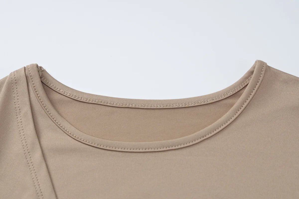 Abito lungo casual a maniche lunghe da donna ATREND