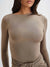 Abito lungo casual a maniche lunghe e fascia plissettata da donna ATREND
