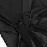 Abito lungo con nastro patchwork mono spalla da donna ATREND