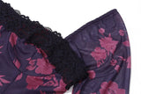 Abito lungo floreale scavato da donna ATREND