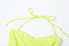 Abito lungo plissettatto con spacco laterale da donna ATREND
