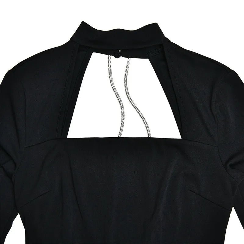 Abito lungo scavato con catene da donna ATREND