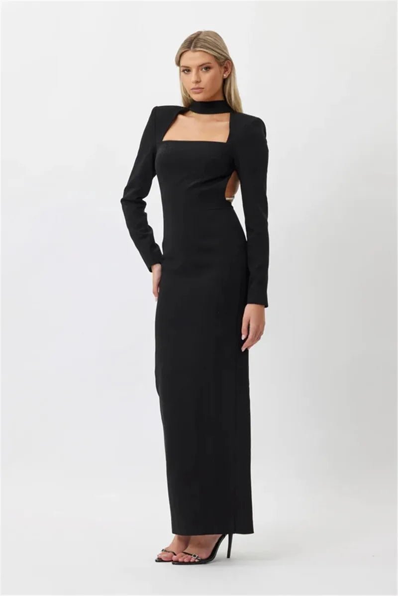 Abito lungo scavato con catene da donna ATREND