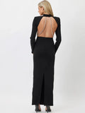 Abito lungo scavato con catene da donna ATREND