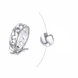 Anello a catena a maglie fisse in acciao inossidabile da uomo ATREND